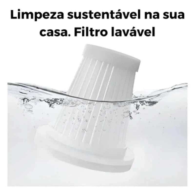 Aspirador de Pó Portátil MaxJetta + 5 BRINDES EXCLUSIVOS + FRETE GRÁTIS