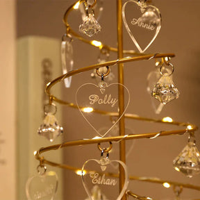 Árvore de Cristal LED - Personalizável | Minha Família Sagrada - Últimas Unidades na Promoção