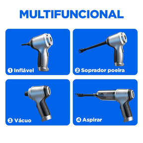 Aspirador de Pó Portátil MaxJetta + 5 BRINDES EXCLUSIVOS + FRETE GRÁTIS